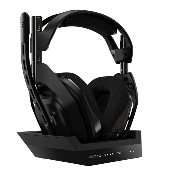 ASTRO Gaming A50 Wireless Headset + Base Station for PlayStation 4/PC/Mac- Black 4th Gen