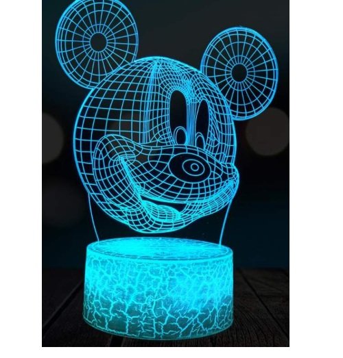 Lampe 3D de Mickey Mouse original