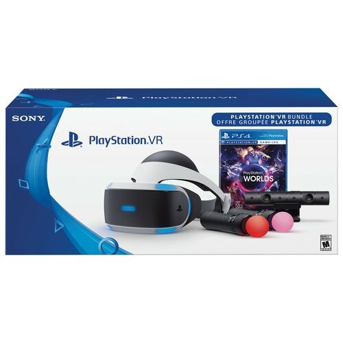 PlayStation VR with Camera, Move and Worlds Bundle - Game Hub