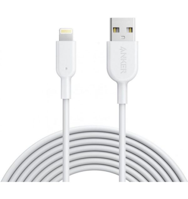 ANKER POWERLINE II LIGHTNING 10FT WHITE