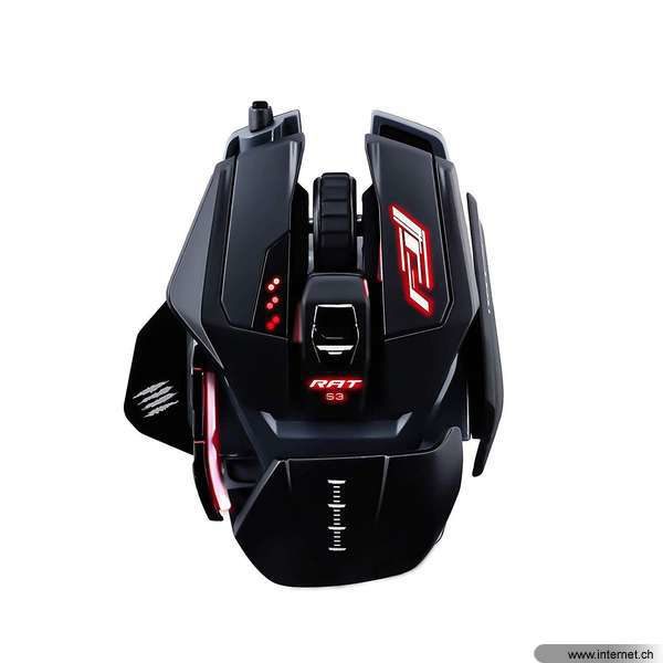 Mad Catz R.A.T. S3 Gaming Mouse Black – Game Hub