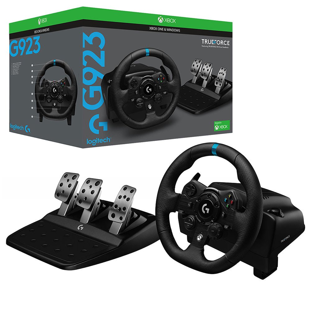 Logitech G923 Trueforce Sim Racing Wheel for Xbox One, Xbox Series X & PC