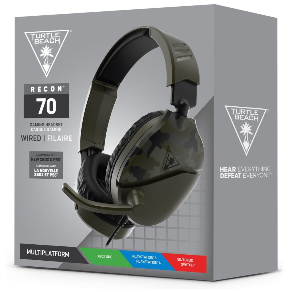 Turtle Beach Recon 70 Gaming Headset Wired Filaire Game Hub