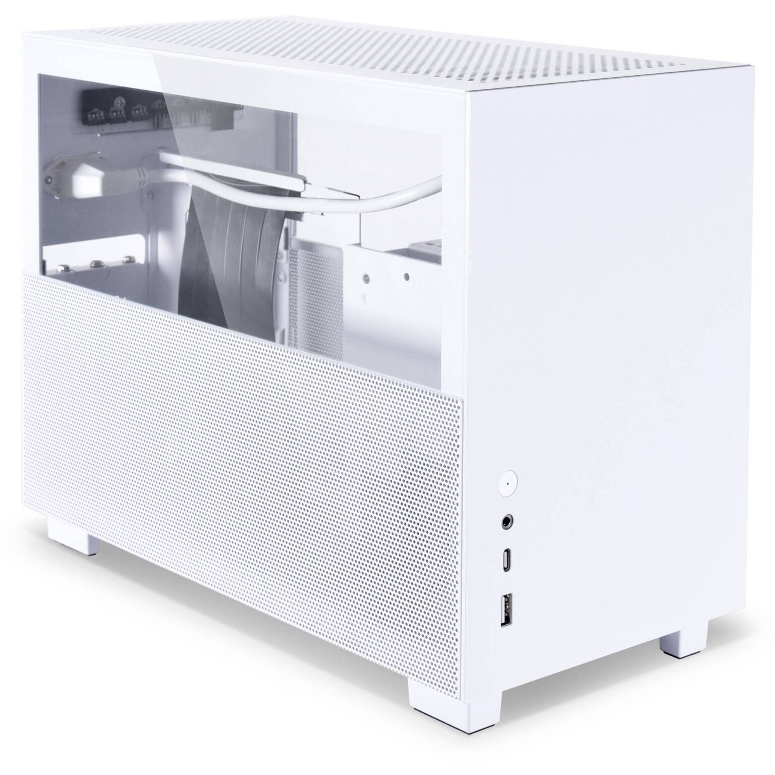 Lian Li Q58 Pcie 4.0 Mini-itx Aluminum Case – White – Game Hub