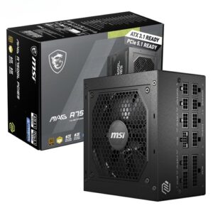 MSI MAG A750GL PCIE5 80Plus Gold Full Modular Power Supply